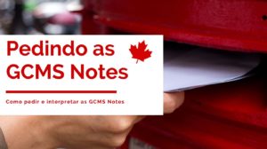 GCMS NOTES pedindo as GCMS NOTES como pedir e interpretar as notes