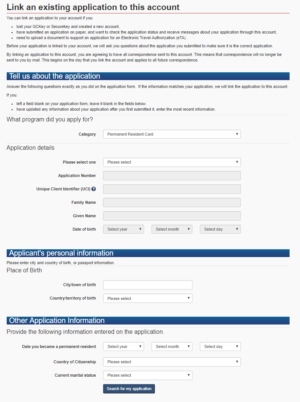 form to link application
